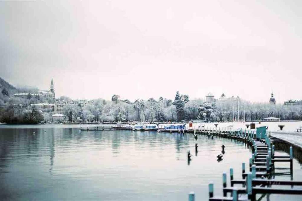אנסי Le Boheme Beau T2 Vue Lac & Montagnes + Garage מראה חיצוני תמונה